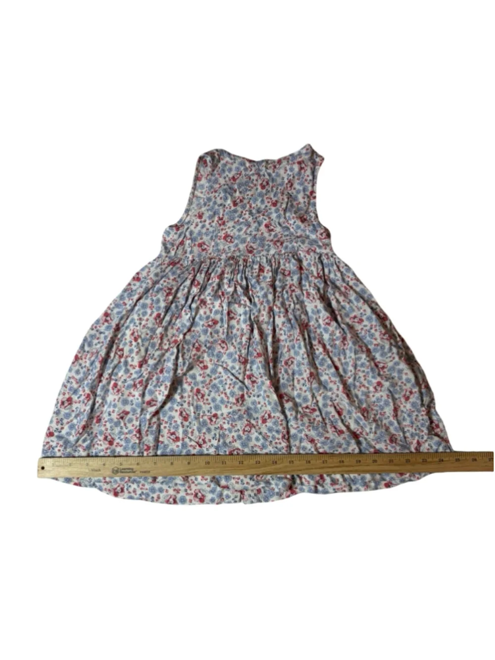 Polo Ralph Lauren Girls 6 Floral Cotton Button Front Dress Cottagecore